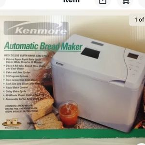 kenmore bread maker recipe book